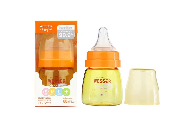 Bình sữa Wesser Nano Silver